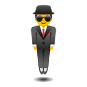 🕴️ Emoji schwebender Mann im Anzug Google Android 9.0.