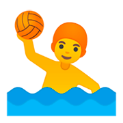 🤽‍♂️ Emoji Homem Jogando Polo Aquático na Google Android 9.0.