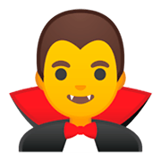 🧛‍♂️ Emoji männlicher Vampir Google Android 9.0.