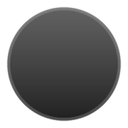 ⚫ Emoji schwarzer Kreis Google Android 9.0.