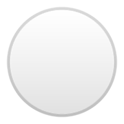 Emoji ⚪ Cerchio Bianco su Google Android 9.0.