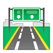 🛣️ Emoji Autopista en Google Android 9.0.