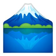 Émoji 🗻 Mont Fuji sur Google Android 9.0.