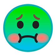 🤢 Emoji würgendes Gesicht Google Android 9.0.