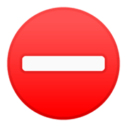 ⛔ Emoji Entrada Proibida na Google Android 9.0.