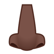 👃🏿 Emoji Nariz: Pele Escura na Google Android 9.0.