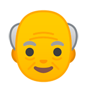 👴 Emoji älterer Mann Google Android 9.0.