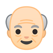 Émoji 👴🏻 Homme âgé : Peau Claire sur Google Android 9.0.
