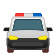🚔 Emoji Vorderansicht Polizeiwagen Google Android 9.0.