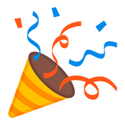 Emoji 🎉 Spara Coriandoli su Google Android 9.0.