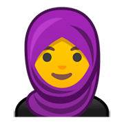 🧕 Emoji Frau mit Kopftuch Google Android 9.0.