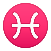 Emoji ♓ Segno Zodiacale Dei Pesci su Google Android 9.0.