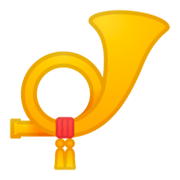 Emoji 📯 Corno Postale su Google Android 9.0.