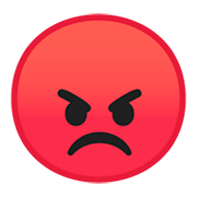😡 Emoji schmollendes Gesicht Google Android 9.0.