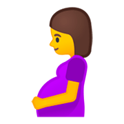 🤰 Emoji Mujer Embarazada en Google Android 9.0.