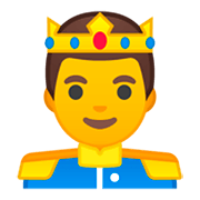 Émoji 🤴 Prince sur Google Android 9.0.
