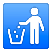 Emoji 🚮 Simbolo Per La Raccolta Dei Rifiuti su Google Android 9.0.