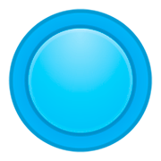 Emoji 🔘 Pulsante Rotondo su Google Android 9.0.