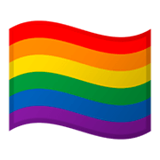 Emoji 🏳️‍🌈 Bandiera Arcobaleno su Google Android 9.0.