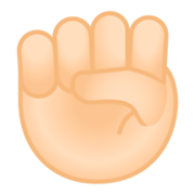 Emoji ✊🏻 Pugno: Carnagione Chiara su Google Android 9.0.
