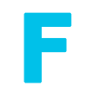 Emoji 🇫 Lettera simbolo indicatore regionale F su Google Android 9.0.