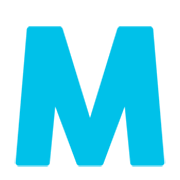 Emoji 🇲 Lettera simbolo indicatore regionale M su Google Android 9.0.