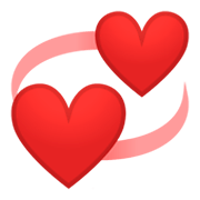 💞 Emoji kreisende Herzen Google Android 9.0.