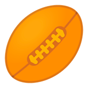 Emoji 🏉 Pallone Da Rugby su Google Android 9.0.
