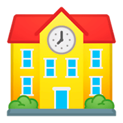 Emoji 🏫 Scuola su Google Android 9.0.