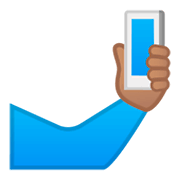 Émoji 🤳🏽 Selfie : Peau Légèrement Mate sur Google Android 9.0.