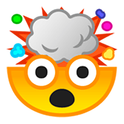 Emoji 🤯 Testa Che Esplode su Google Android 9.0.