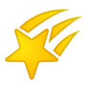 Émoji 🌠 étoile Filante sur Google Android 9.0.
