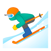 Émoji ⛷️ Skieur sur Google Android 9.0.