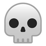 Émoji 💀 Crâne sur Google Android 9.0.