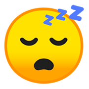😴 Emoji schlafendes Gesicht Google Android 9.0.