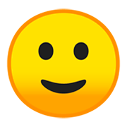 🙂 Emoji Cara Sonriendo Ligeramente en Google Android 9.0.