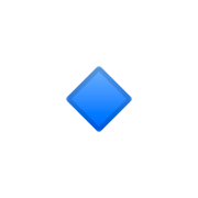 Emoji 🔹 Rombo Blu Piccolo su Google Android 9.0.