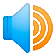 Emoji 🔊 Altoparlante A Volume Alto su Google Android 9.0.