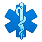 Emoji ⚕️ Simbolo Della Medicina su Google Android 9.0.