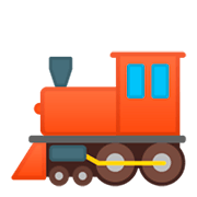 Emoji 🚂 Locomotiva su Google Android 9.0.
