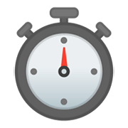 Emoji ⏱️ Cronometro su Google Android 9.0.