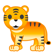 Émoji 🐅 Tigre sur Google Android 9.0.