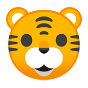 🐯 Emoji Rosto De Tigre na Google Android 9.0.
