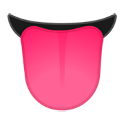 Emoji 👅 Lingua su Google Android 9.0.