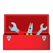 Emoji 🧰 Cassetta Degli Attrezzi su Google Android 9.0.