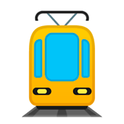 Emoji 🚊 Tram su Google Android 9.0.