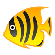 Emoji 🐠 Pesce Tropicale su Google Android 9.0.