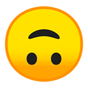 🙃 Emoji Cara Al Revés en Google Android 9.0.