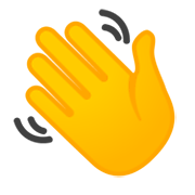 Emoji 👋 Mano Che Saluta su Google Android 9.0.