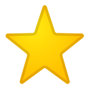 Émoji ⭐ étoile sur Google Android 9.0.